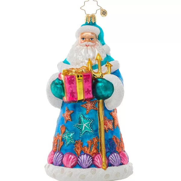 Christopher Radko Cr, Seashore Santa, 1021166, Cheap