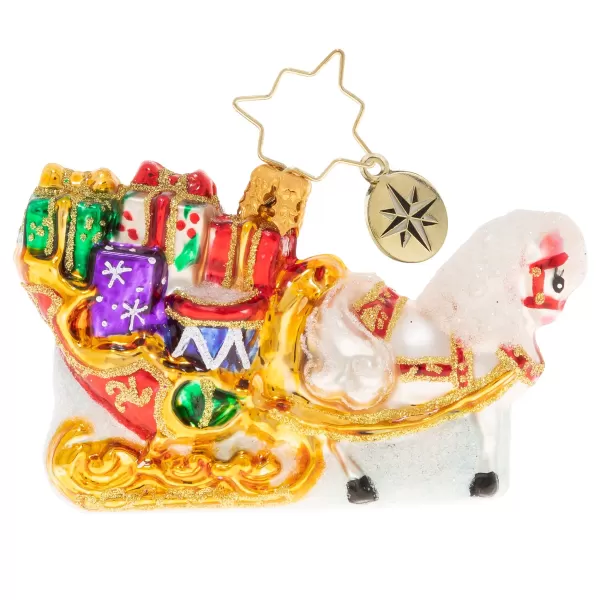 Christopher Radko Cr, Speedy Christmas Sleigh Gem, 1020274, Cheap