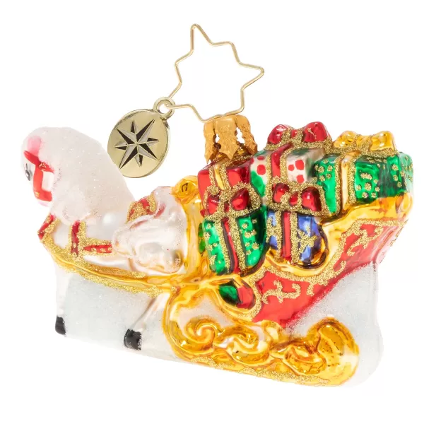 Christopher Radko Cr, Speedy Christmas Sleigh Gem, 1020274, Cheap