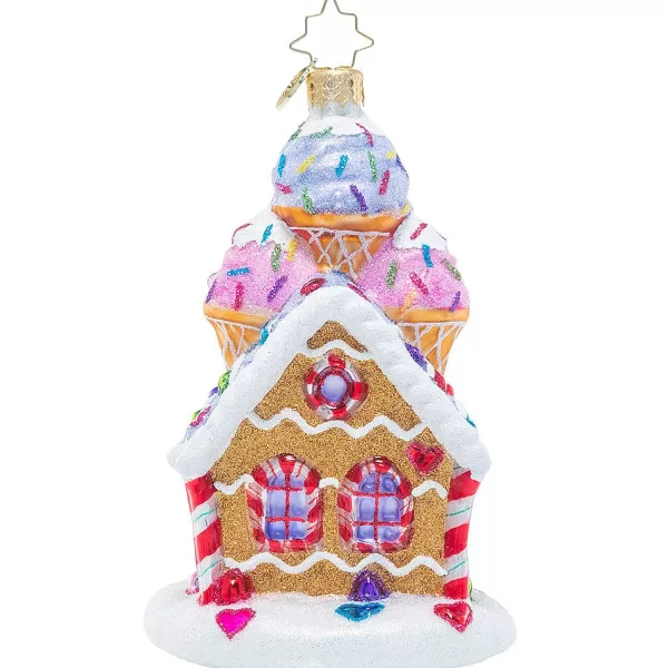 Christopher Radko Cr, Sprinkled Sundae Chalet, 1020964, Cheap