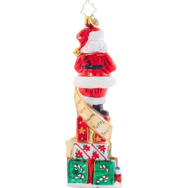 Christopher Radko Cr, Stacked Up Santa, 1021518, Radko Fashion