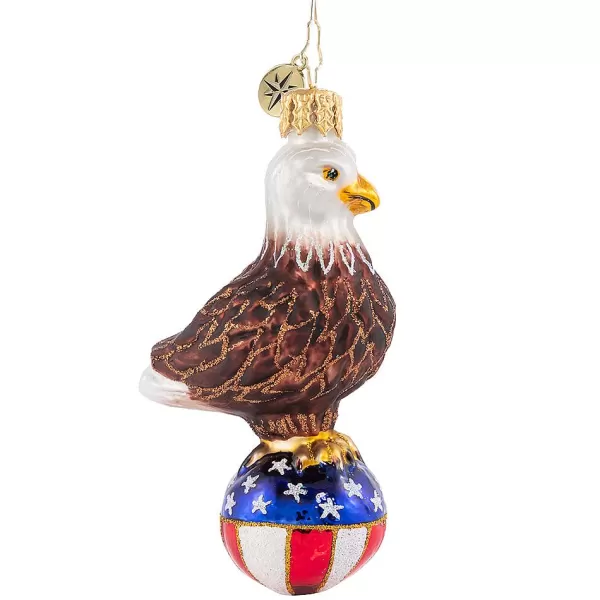 Christopher Radko Cr, Stars & Stripes Bald Eagle, Gem, 102066, Cheap