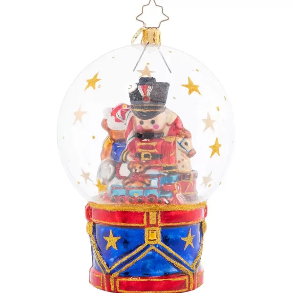 Christopher Radko Cr, Toyland Treasures Snow Globe, 1021566, Radko Fashion