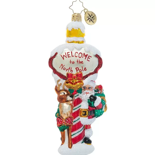 Christopher Radko Cr, Welcome Home Santa, 1021285, Flash Sale