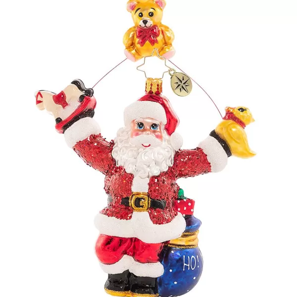 Christopher Radko Cr, Which Toy Will Santa Choose?, 1020820, Sale