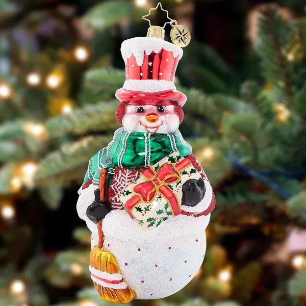 Christopher Radko Cr, Winter Wonderland Snowman, 1021489, Radko Sale