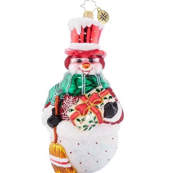 Christopher Radko Cr, Winter Wonderland Snowman, 1021489, Radko Sale