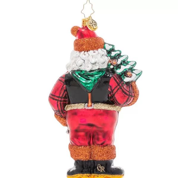 Christopher Radko Cr, Winter Woodsman Santa, 1021308, Radko Clearance