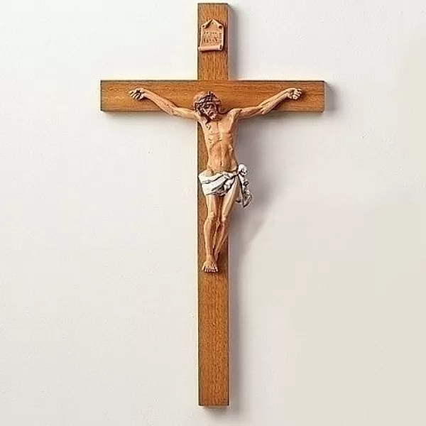 Fontanini Crucifix Woodtone, 0282, Best