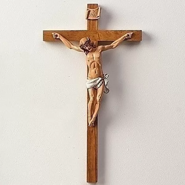 Fontanini Crucifix Woodtone, , 0251 Discount