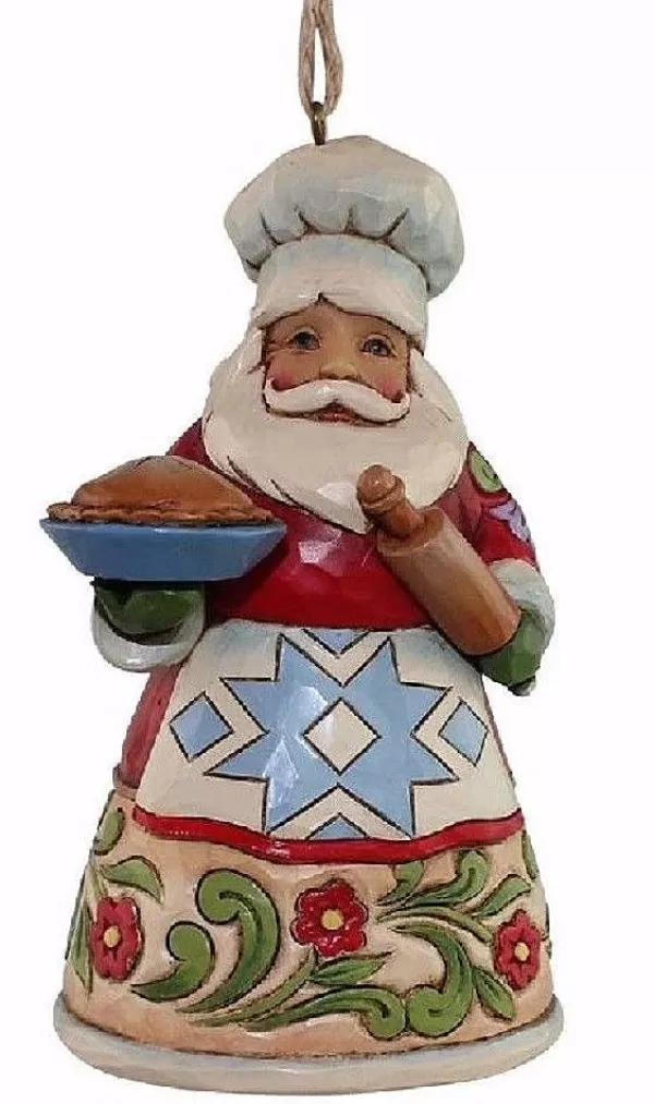 Enesco Culinary Cooking Santa Christmas Ornament Shop