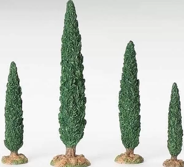 Fontanini Cypress Trees, 5", , 54601 Discount