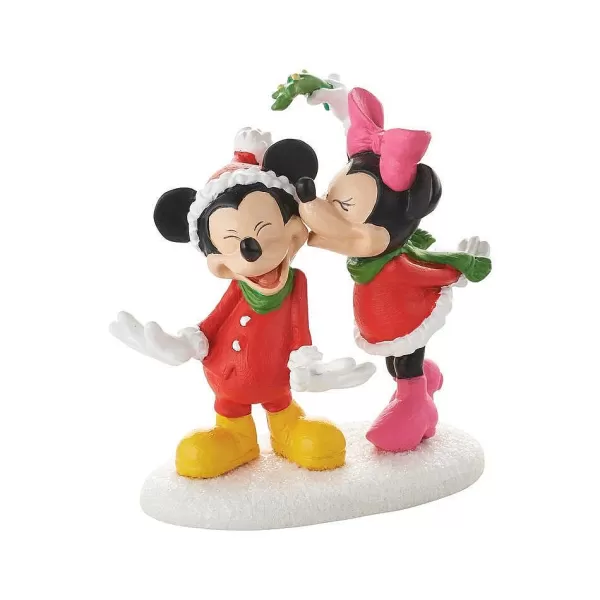 Department 56 Disney, Mickey'S Christmas Kiss, 4053053, Disney Village Hot