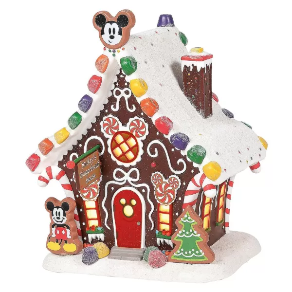 Department 56 Disney, Mickey'S Gingerbread House, 6001317, Disney Village Fashion