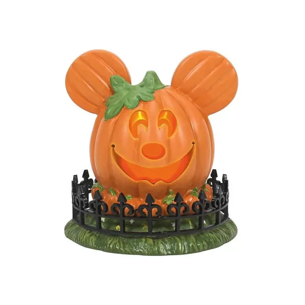 Department 56 Disney, Mickey'S Town Center Pumpkin, 6007731, Disney Village Hot