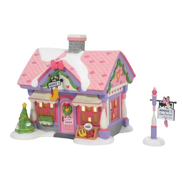 Department 56 Disney, Minnie'S Shoe Boutique, 6010494, Disney Village Cheap