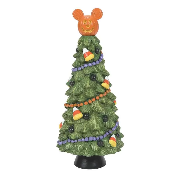 Department 56 Disney, Pumpkin Town Manor Tree, 6009782, Disney Village Cheap