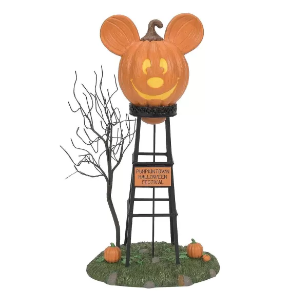 Department 56 Disney, Pumpkintown Water Tower, 6012312, Disney Village Sale