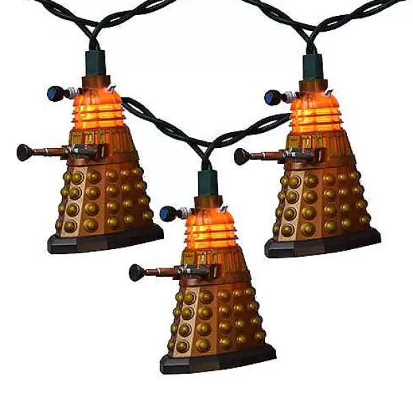 Kurt S Adler Doctor Who Bronze Dalek Light Set 10/L, Dw9153 Cheap