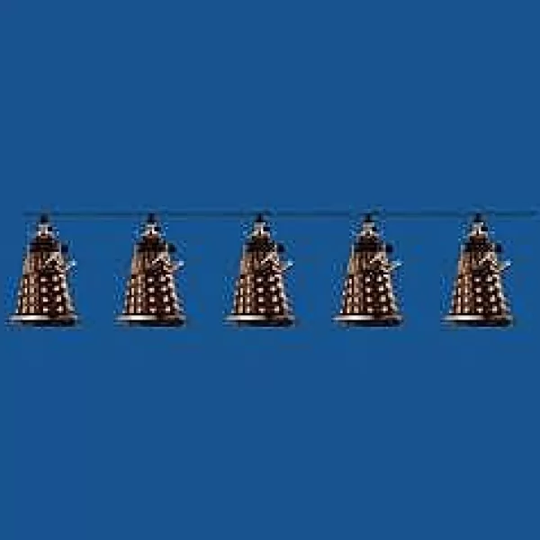 Kurt S Adler Doctor Who Bronze Dalek Light Set 10/L, Dw9153 Cheap