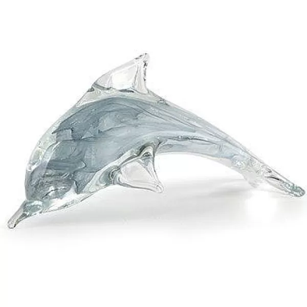 Dynasty Glass Dolphin - Grey Glow Fashion