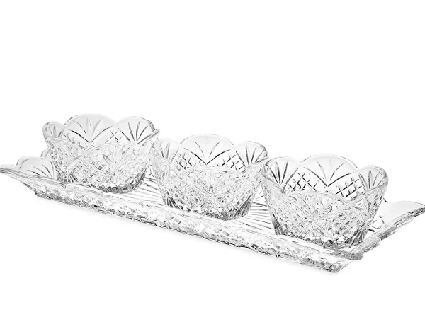 Godinger Dublin 4 Pc Relish Server Best Sale