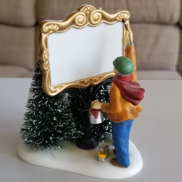 Department 56 Dv, Painting Your Own Sign Figurine, 56.55501, Dickens Village Best