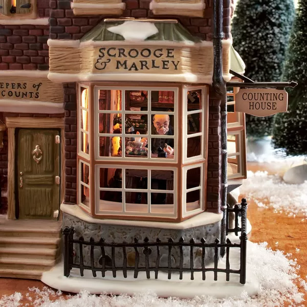 Department 56 Dv, Scrooge & Marley'S Counting House, 56.58483, Dickens Village Shop