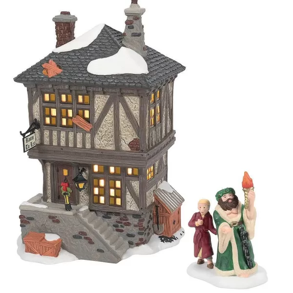 Department 56 Dv, Visiting The Miner'S Home, 6007602, Dickens Village Outlet