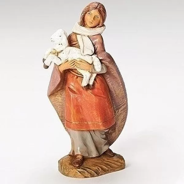 Fontanini Emma Shepherdess With Lamb 5", , 54079 Discount