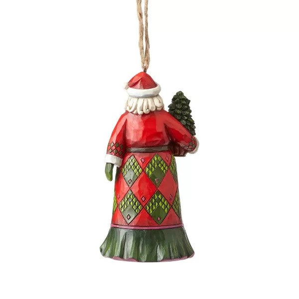 Enesco Evergreen Santa Ornament Outlet