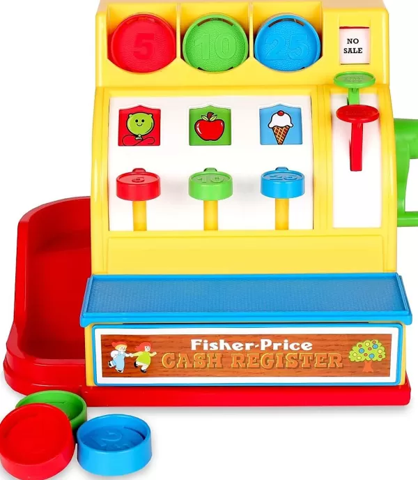 SCHylling Fisher-Price Classic Toys, Retro Cash Register, 2073 Outlet