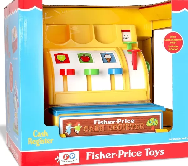 SCHylling Fisher-Price Classic Toys, Retro Cash Register, 2073 Outlet