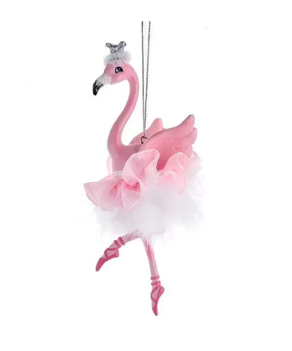 Kurt S Adler Flamingo Ballerina Ornament, E0480, Kurt Adler Fashion