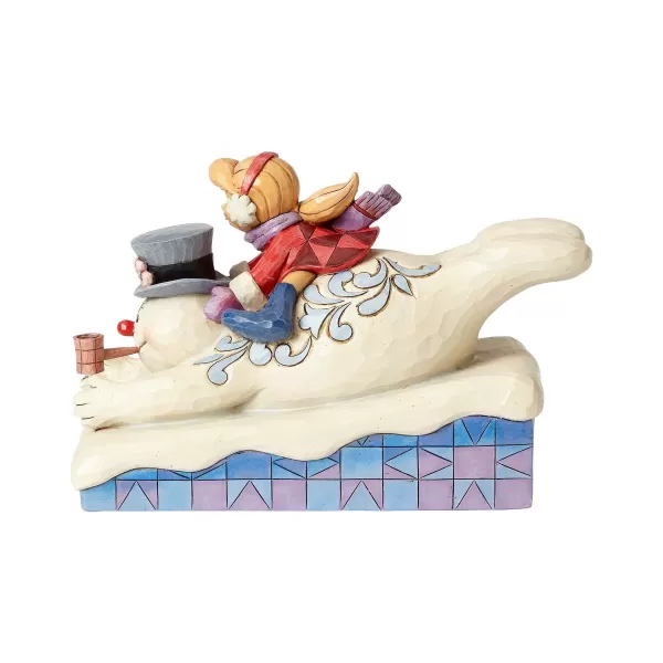 Enesco Frosty And Karen Sledding Online