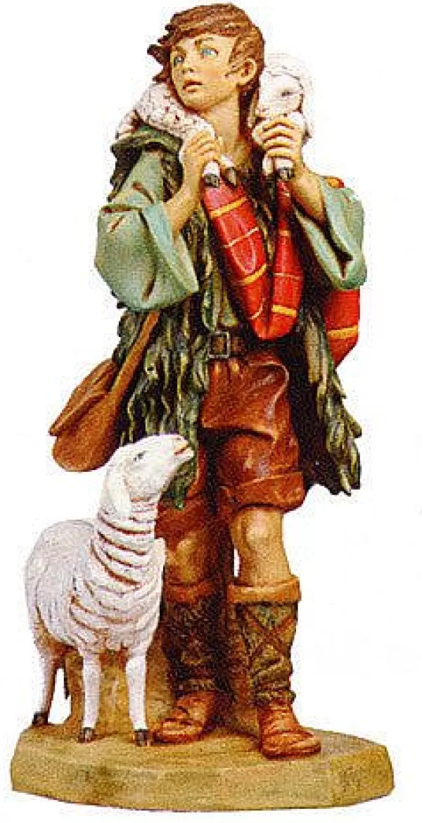 Fontanini Gabriel, Shepherd With Sheep & Lamb, 27", , 53151 Cheap