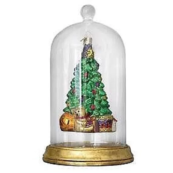 Old World Christmas Glass Dome Ornament Cover-Gold Cheap