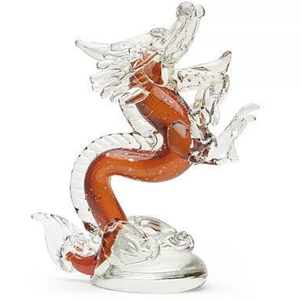 Dynasty Glass Golden Dragon Sale