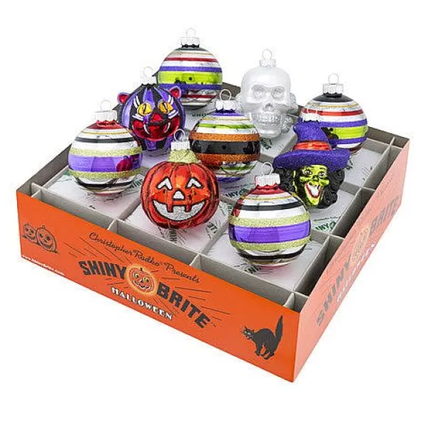 Christopher Radko Halloween 9 Piece Rounds And Figures Discount