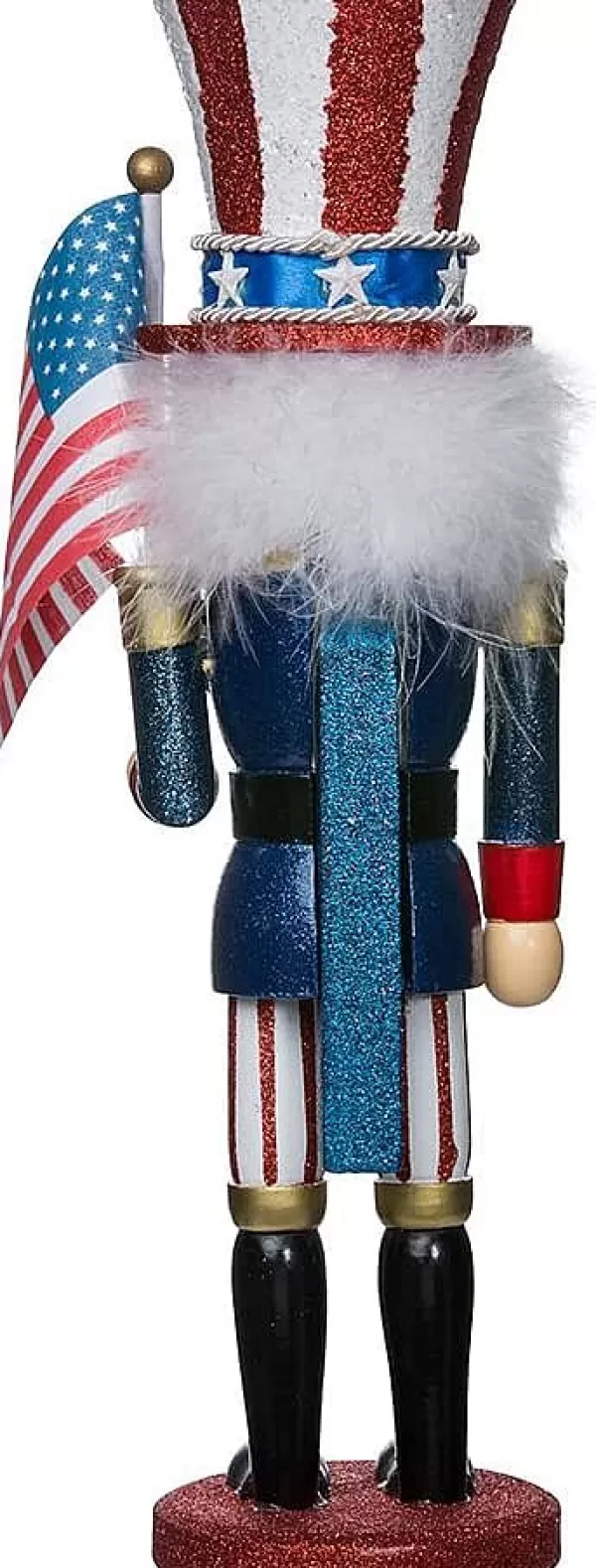 Kurt S Adler Hollywood 15" Wooden Uncle Sam Nutcracker, C6059, Kurt Adler Cheap