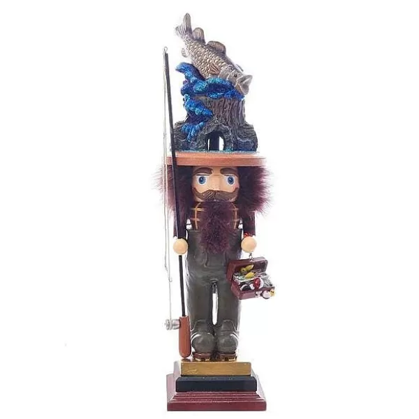 Kurt S Adler Hollywood Fisherman Nutcracker , Ha0435, Hollywood, Kurt Adler New