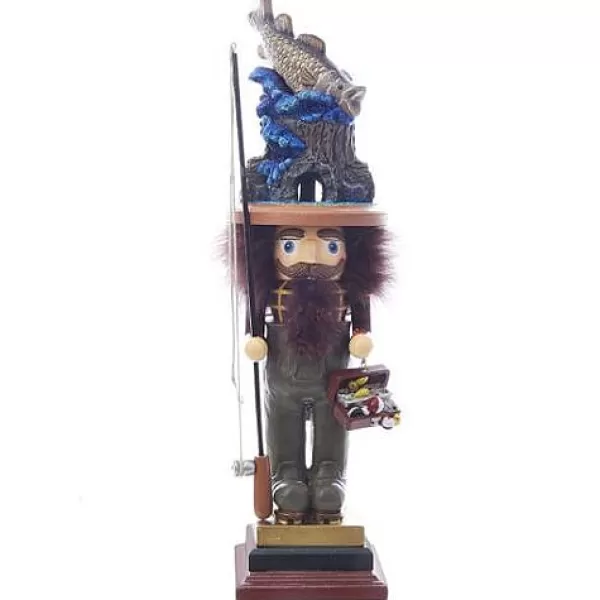 Kurt S Adler Hollywood Fisherman Nutcracker , Ha0435, Hollywood, Kurt Adler New