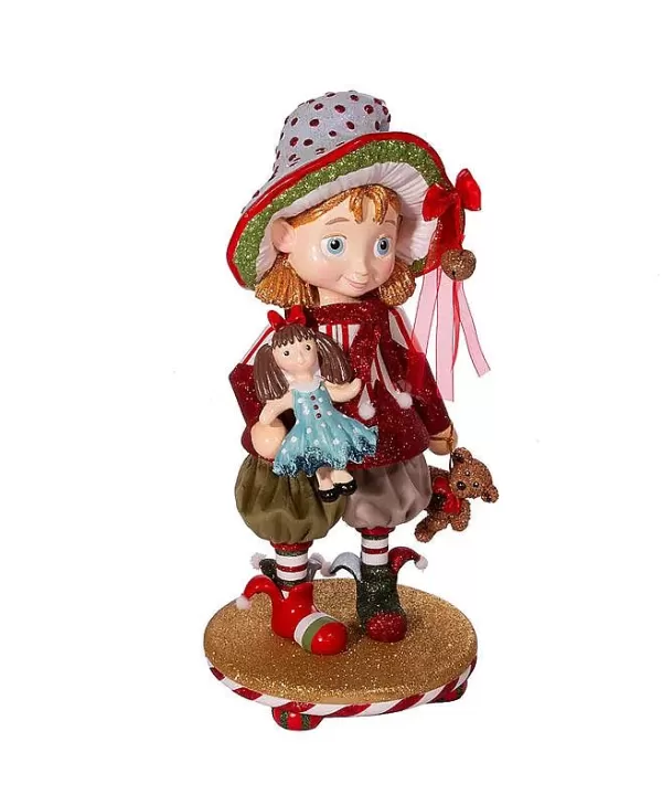 Kurt S Adler Hollywood Nutcrackers Girl Elf Nutcracker, Ha0591, Kurt Adler Clearance