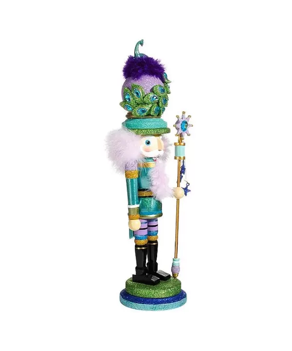 Kurt S Adler Hollywood Nutcrackers Peacock Hat Nutcracker, Ha0476< Hollywood, Kurt Adler Fashion