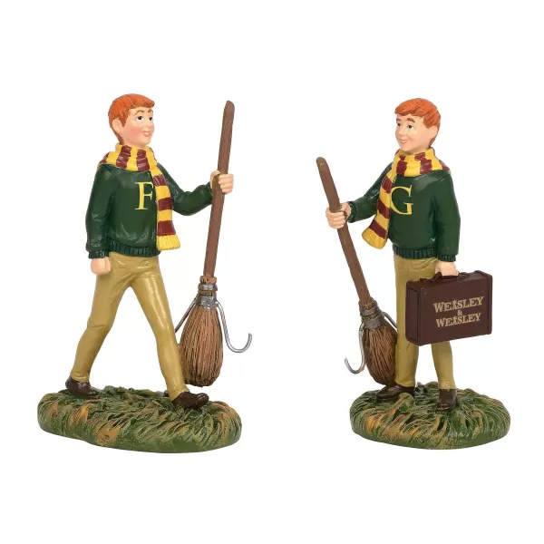 Department 56 Hp, Fred & George Weasley, 6003332, Harry Potter Hot