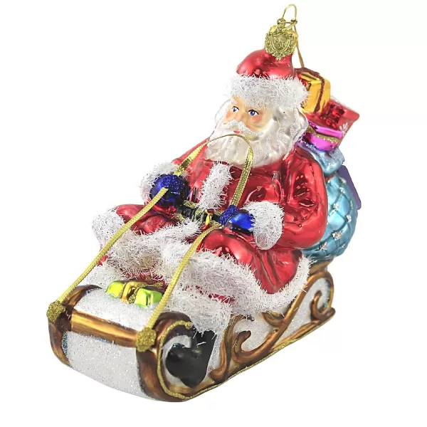 Huras Family Huras, Santa On Sleigh Christmas Toboggan, S611 Best