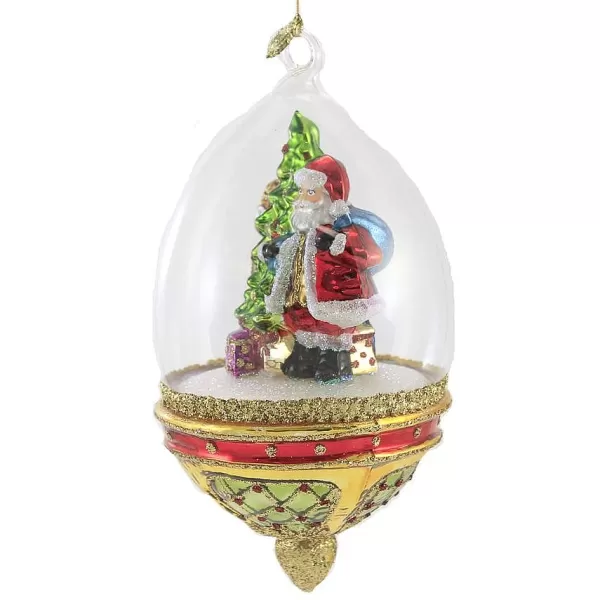 Huras Family Huras, Santa With Tree, Grandfather Clock In Dome, S865 Outlet