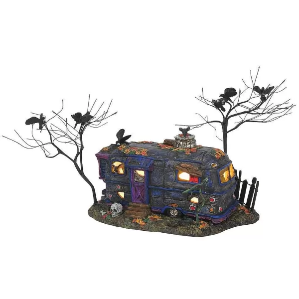 Department 56 Hv, Cackling Crow Caravan, 6007791, Halloween Village Best Sale