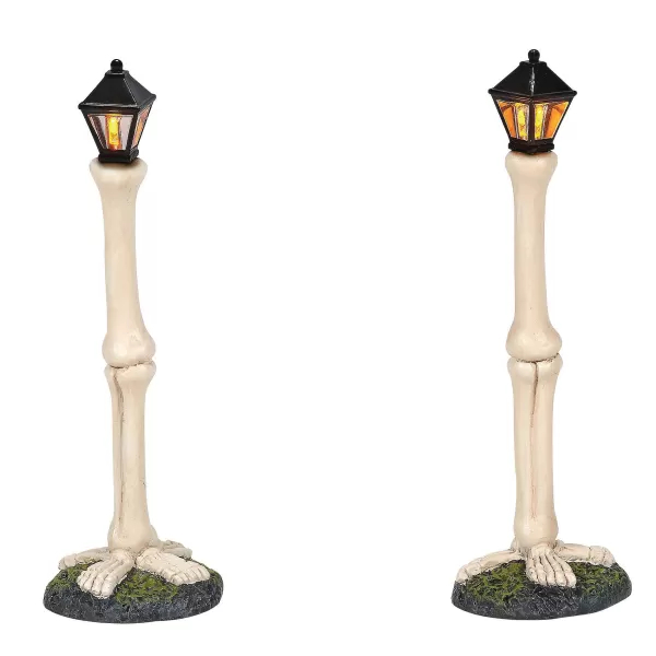 Department 56 Hv, Femur Bone Street Lights, 6005567, Halloween Village New