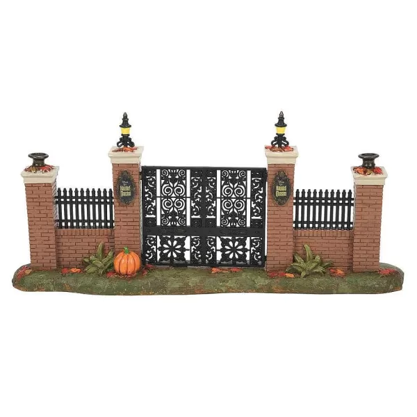 Department 56 Hv, Haunted Mansion Gate, 6010468. Halloween Village Fashion